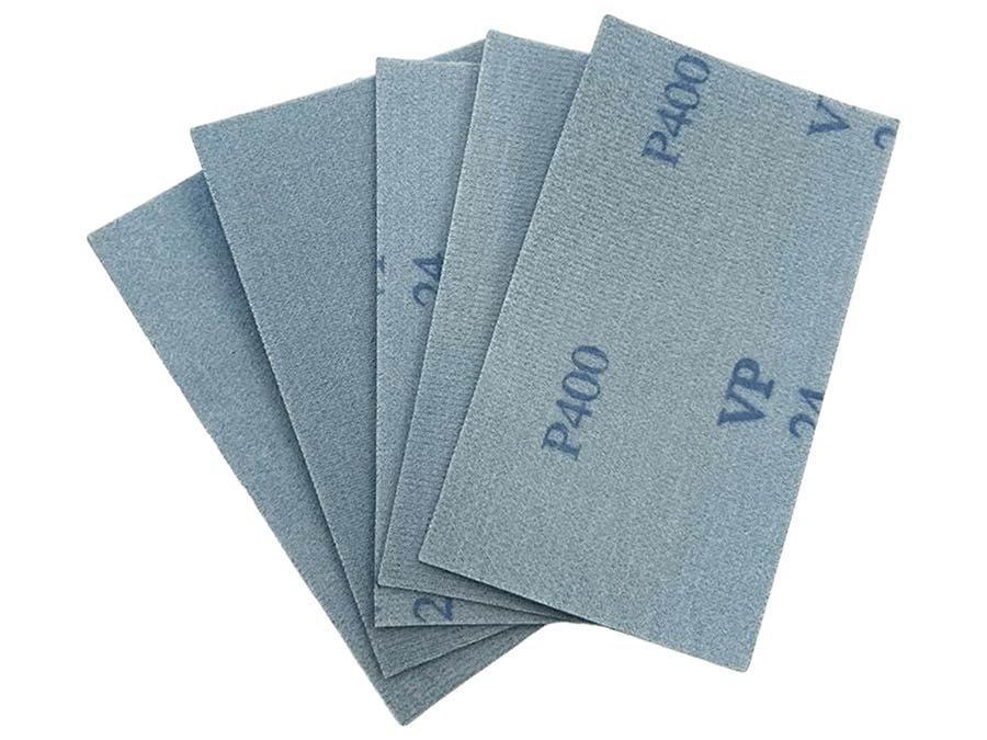 NitorLACK - N920202106 - Flex latex sanding sheets 130 x 75 mm sheets K400 - 5 pcs