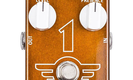 effect pedal "1" Brown Distortion with reverb