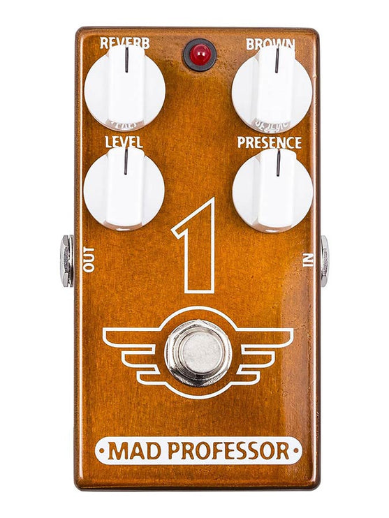 Mad Professor - MP-ONE - effect pedal "1" Brown Distortion with reverb – "1" Brown