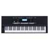 keyboard, 61 touch sensitive keys, backlit LCD, pitch-bend,  2 x 15 watt