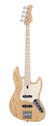 swamp ash reissue 4-string active bass guitar, natural satin