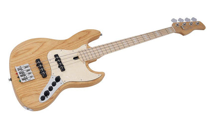 swamp ash reissue 4-string active bass guitar, natural satin