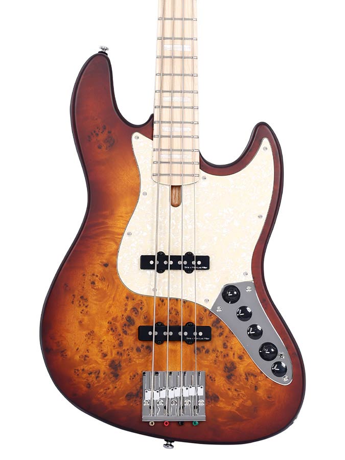 Sire Basses - V7 Sr4/tss - Swamp Ash Reissue 4-String Active Bass Guitar – Tobacco Sunburst