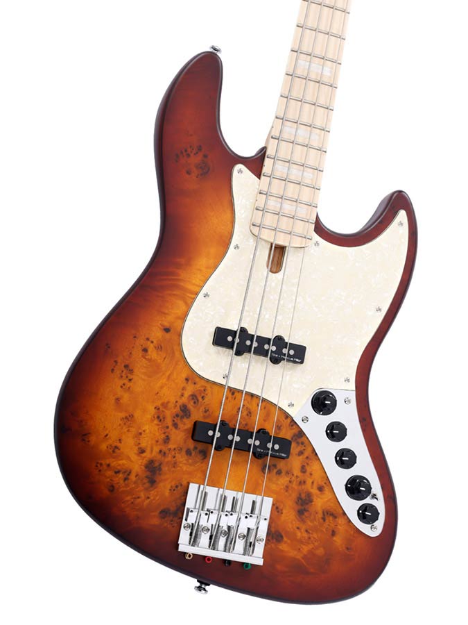 Sire Basses - V7 Sr4/tss - Swamp Ash Reissue 4-String Active Bass Guitar – Tobacco Sunburst