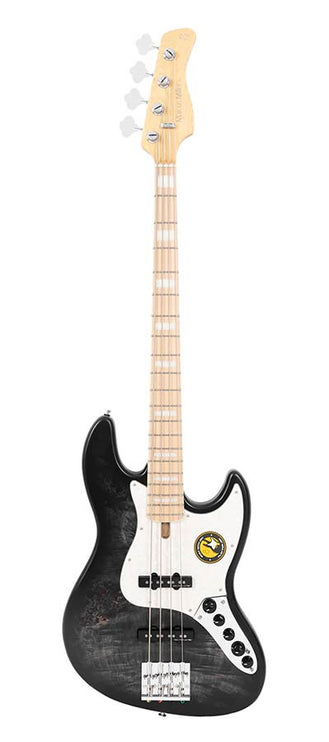 Sire Basses - V7 SR4/TBKS - swamp ash reissue 4-string active bass guitar – Transparent Black