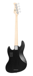 swamp ash reissue 4-string active bass guitar, transparent black satin