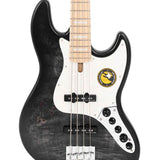 Sire Basses - V7 Sr4/tbks - Swamp Ash Reissue 4-String Active Bass Guitar – Transparent Black