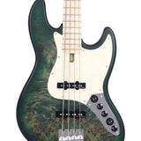 Sire Basses - V7 Sr4/tgrs - Swamp Ash Reissue 4-String Active Bass Guitar – Transparent Green