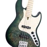 Sire Basses - V7 Sr4/tgrs - Swamp Ash Reissue 4-String Active Bass Guitar – Transparent Green