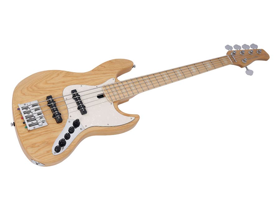 Sire Basses - V7 Sr5/nts - Swamp Ash Reissue 5-String Active Bass Guitar – Guitar, Natural
