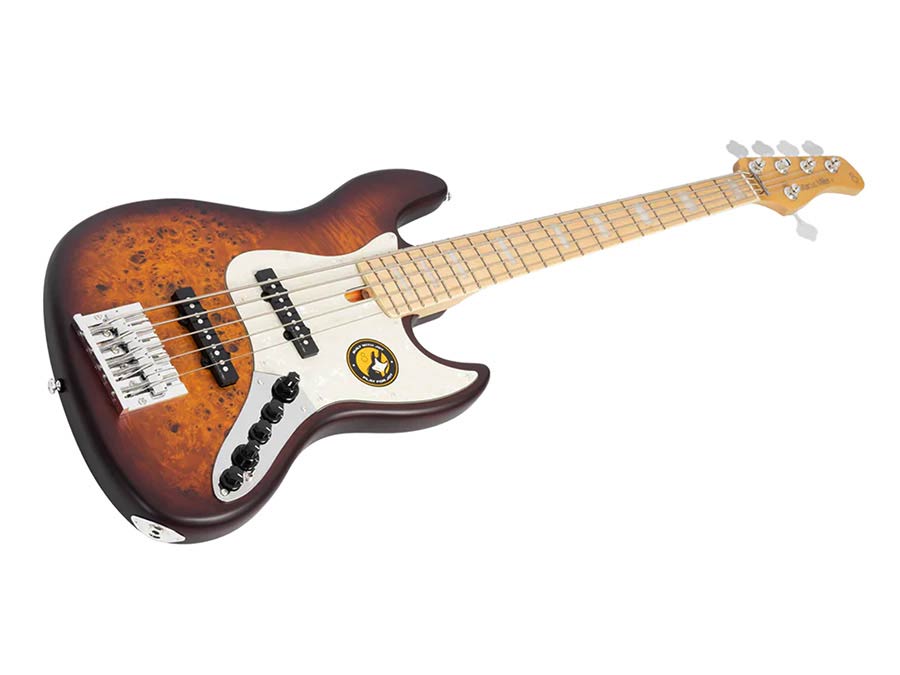 Sire Basses - V7 Sr5/tss - Swamp Ash Reissue 5-String Active Bass Guitar – Tobacco Sunburst