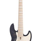 Sire Basses - V7 SR5/TBKS - swamp ash reissue 5-string active bass guitar – Transparent Black