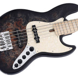 Sire Basses - V7 Sr5/tbks - Swamp Ash Reissue 5-String Active Bass Guitar – Transparent Black