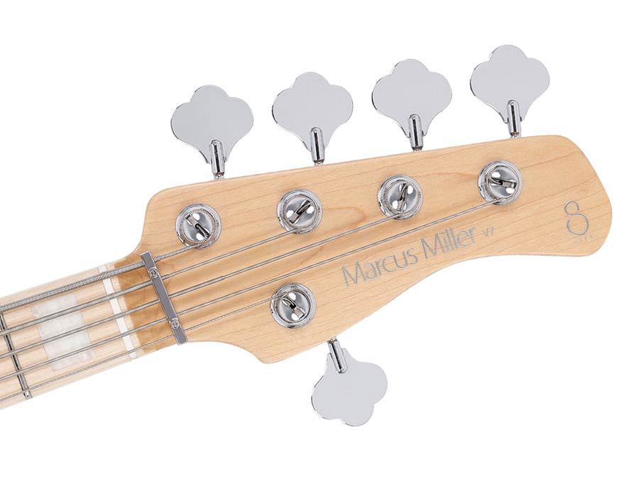 Sire Basses - V7 Sr5/tbks - Swamp Ash Reissue 5-String Active Bass Guitar – Transparent Black