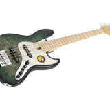 Sire Basses - V7 Sr5/tgrs - Swamp Ash Reissue 5-String Active Bass Guitar – Transparent Green