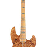 Sire Basses - V10 4/NTS - swamp ash + poplar burl 4-string active bass guitar, natural satin, incl – Guitar, Natural