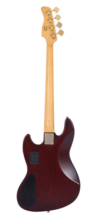 Sire Basses - V10 4/nts - Swamp Ash + Poplar Burl 4-String Active Bass Guitar – Natural