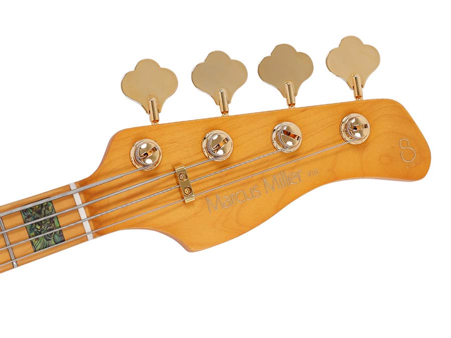 Sire Basses - V10 4/tbks - Swamp Ash + Poplar Burl 4-String Active Bass Guitar – Transparent Black