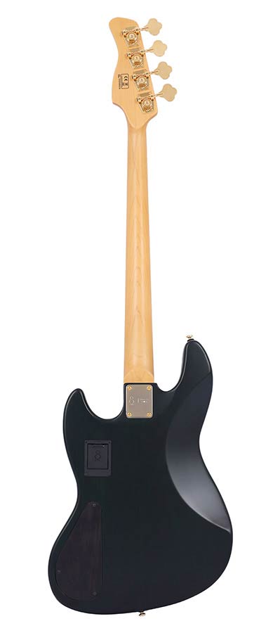 Sire Basses - V10 4/tgrs - Swamp Ash + Poplar Burl 4-String Active Bass Guitar – Transparent Green