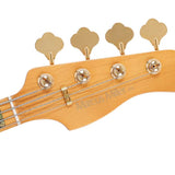 Sire Basses - V10 4/tgrs - Swamp Ash + Poplar Burl 4-String Active Bass Guitar – Transparent Green