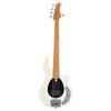 mahogany 5-string active bass guitar, antique white