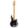 mahogany 5-string active bass guitar, sparkle black