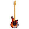 mahogany 4-string active bass guitar, 3 tone sunburst