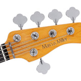 Sire Basses - Z7 5/awh - Mahogany 5-String Active Bass Guitar – Antique White