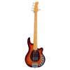 mahogany 5-string active bass guitar, 3 tone sunburst