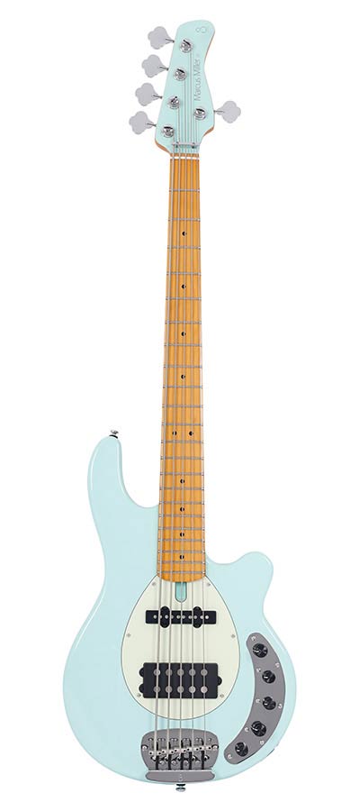 Sire Basses - Z7 5/MT - mahogany 5-string active bass guitar – Mint Green