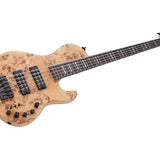 Sire Basses - F10 5/nts - Swamp Ash + Poplar Burl 5-String Active Bass Guitar – Natural