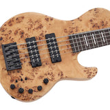 Sire Basses - F10 5/nts - Swamp Ash + Poplar Burl 5-String Active Bass Guitar – Natural