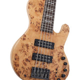 Sire Basses - F10 5/nts - Swamp Ash + Poplar Burl 5-String Active Bass Guitar – Natural