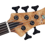 Sire Basses - F10 5/nts - Swamp Ash + Poplar Burl 5-String Active Bass Guitar – Natural
