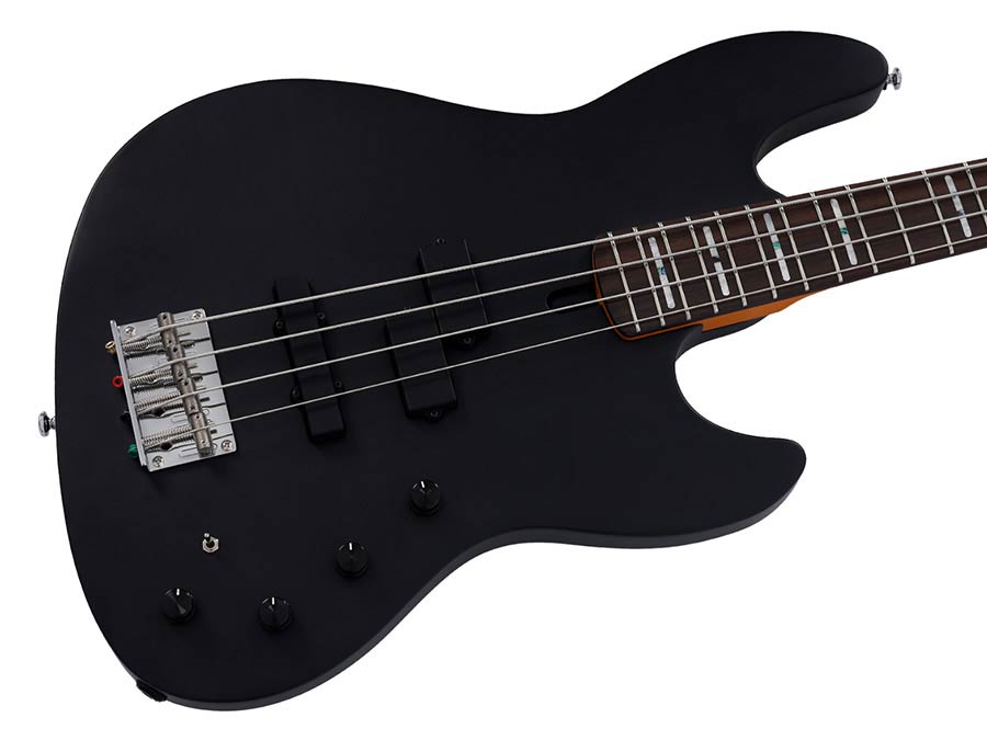 Sire Basses - U7 4/bks - Alder 4-String Active Bass Guitar – Satin Black