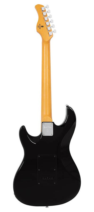 alder electric guitar S-style, black