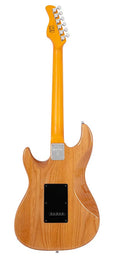 alder electric guitar S-style, natural