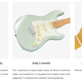 Sire Guitars - S5/3ts - Alder Electric Guitar S-Style – Tone Sunburst