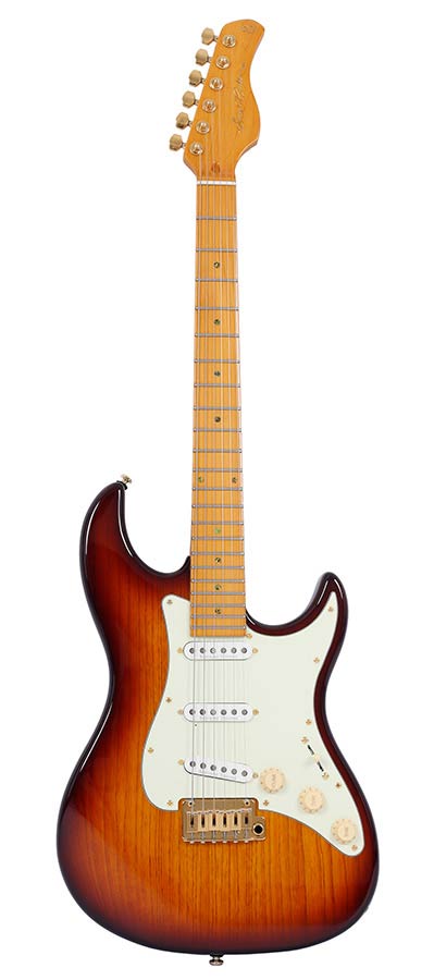Sire Guitars - S10 SSS/TS - swamp ash electric guitar S-style – Tobacco Sunburst,