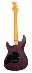 swamp ash electric guitar S-style, natural burst, hardcase included