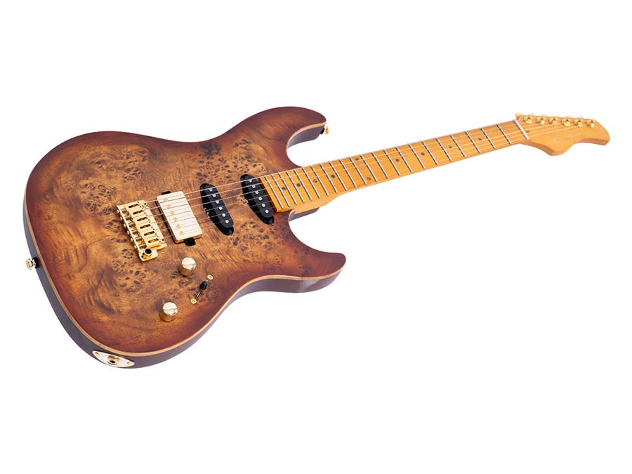 Sire Guitars - S10 Hss/nb - Swamp Ash Electric Guitar S-Style – Natural