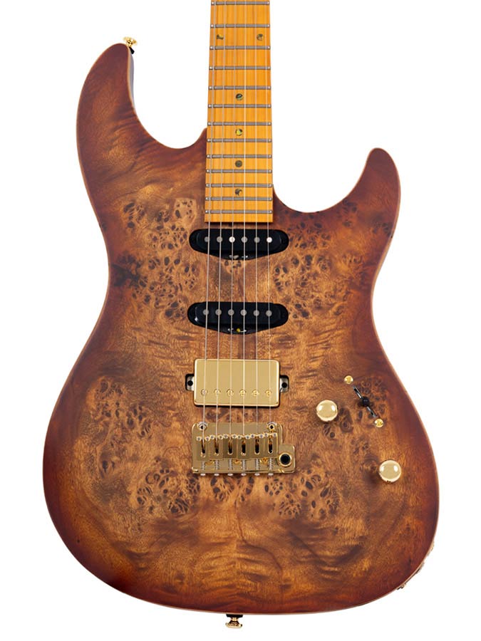 Sire Guitars - S10 Hss/nb - Swamp Ash Electric Guitar S-Style – Natural