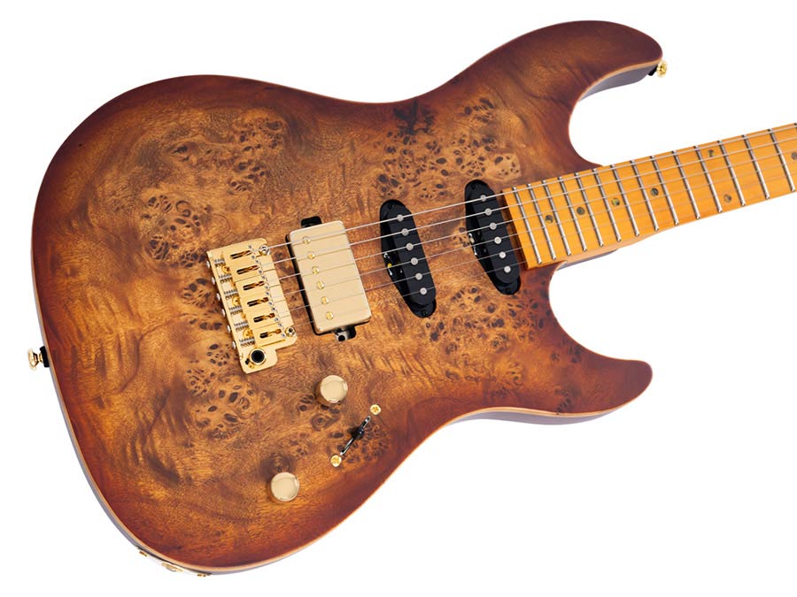 Sire Guitars - S10 Hss/nb - Swamp Ash Electric Guitar S-Style – Natural