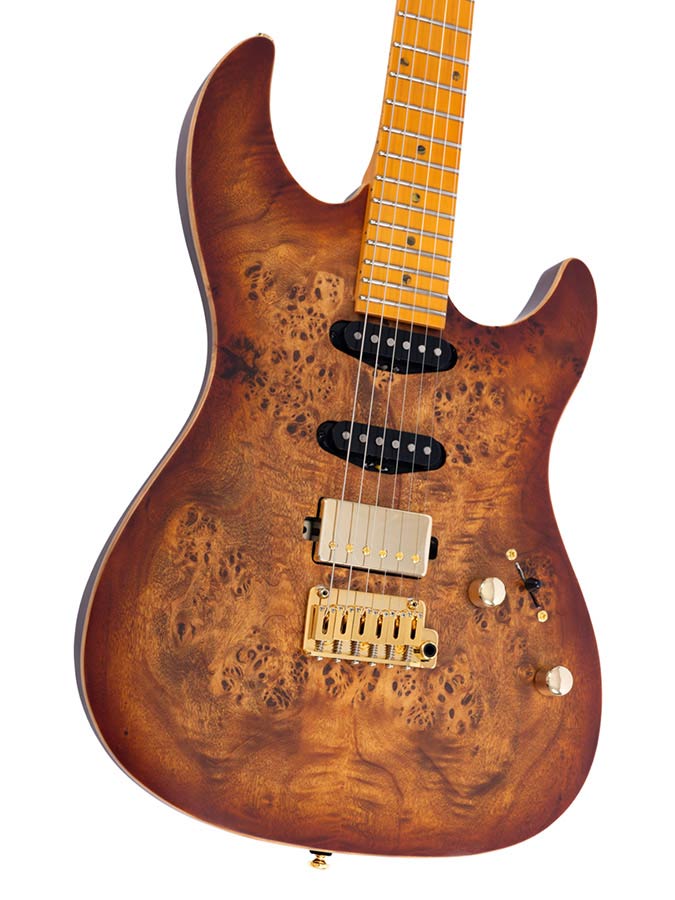 Sire Guitars - S10 Hss/nb - Swamp Ash Electric Guitar S-Style – Natural
