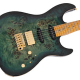 Sire Guitars - S10 Hss/tgr - Swamp Ash Electric Guitar S-Style – Transparent Green