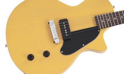 mahogany electric guitar L-style, TV yellow