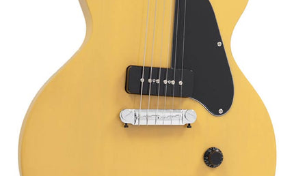 mahogany electric guitar L-style, TV yellow