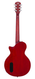 mahogany electric guitar L-style, cherry red