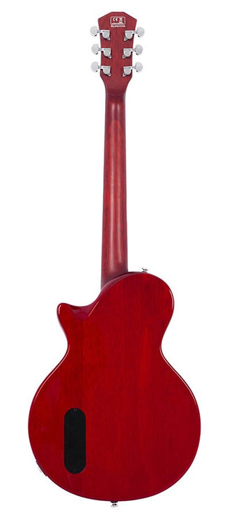 mahogany electric guitar L-style, cherry red