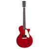 mahogany electric guitar L-style, cherry red